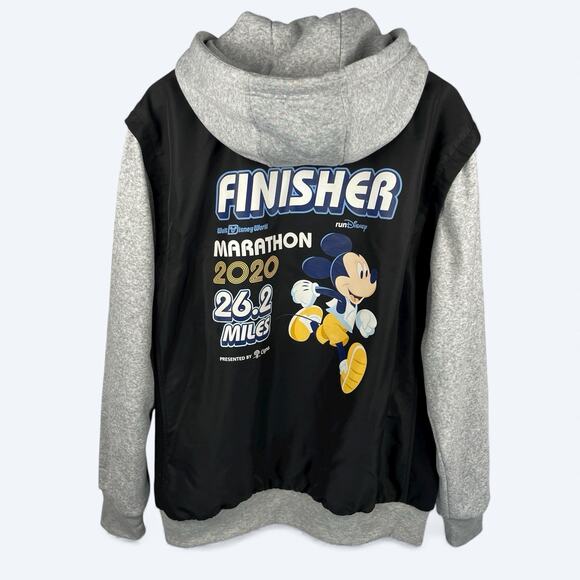 runDisney Marathon 2020 Finisher Jacket Fleece Hoodie XL - Picture 1 of 7